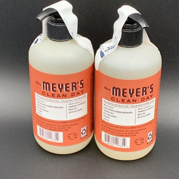 Mrs Meyers Hand Soap CLEAN DAY 2 Pack 12.5 oz, 270 ml Fall Leaves Scent Olive Oi - Picture 2 of 4